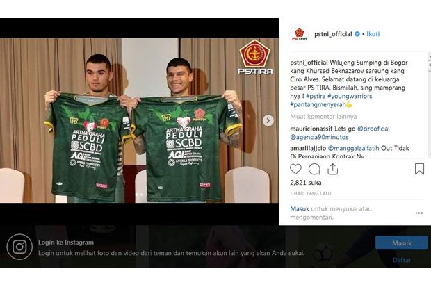 PS Tira Terus Berbenah, Rekrut Pemain Asal Brasil dan Tajikistan