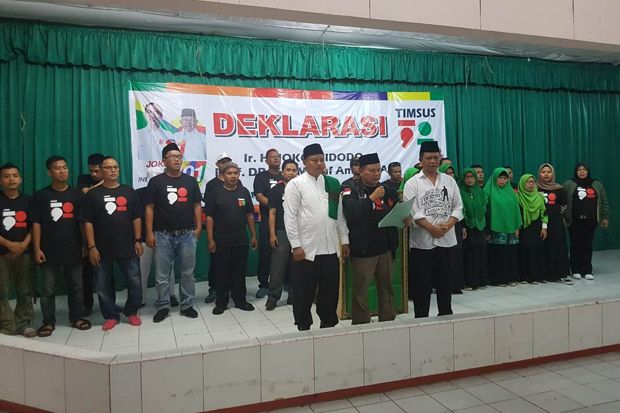 Seharian Ini Ada 3 Deklarasi Dukung Jokowi-Maruf di Tasikmalaya