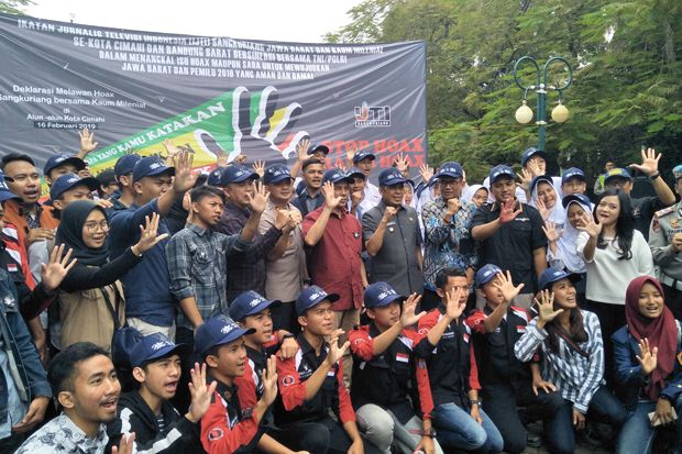 IJTI Sangkuriang dan Milenial Cimahi-KBB Deklarasi Antihoaks