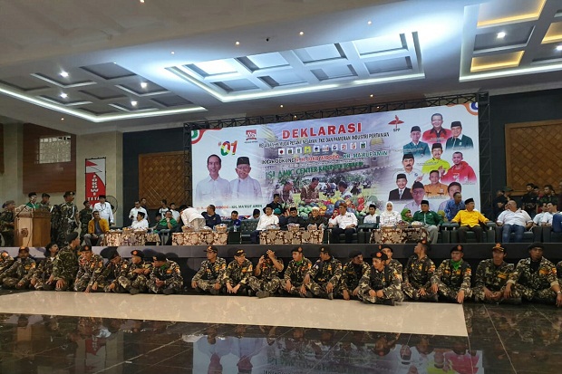 Banser Tasik Jaga Ketat Mbah Mun di Deklarasi Petani