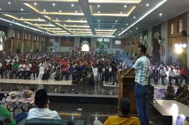 Di Depan Mbah Mun, Ribuan Petani se-Priangan Timur Dukung Jokowi