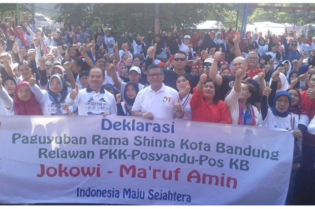 Pendukung Militan,  Jokowi-Amin Bakal Menang di Jabar