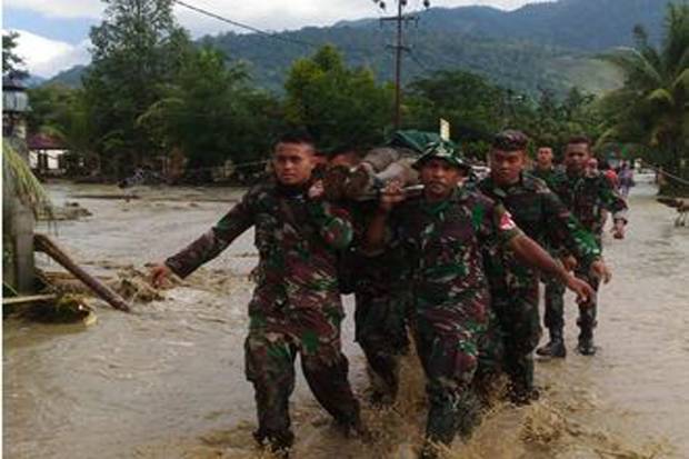 Banjir Sentani, BNPB Imbau Warga Tak Pegang Benda Beraliran Listrik