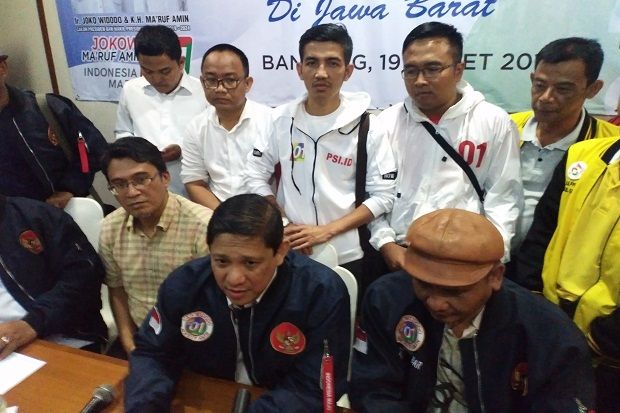 TKD Jabar-Bappilu Parpol Kawal Kemenangan Jokowi-Maruf