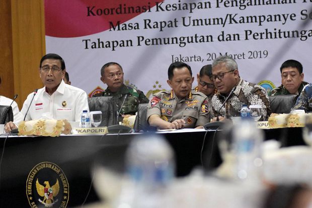 Wiranto: Kalau Masyarakat Diancam dengan Hoaks untuk Tidak ke TPS, itu Terorisme