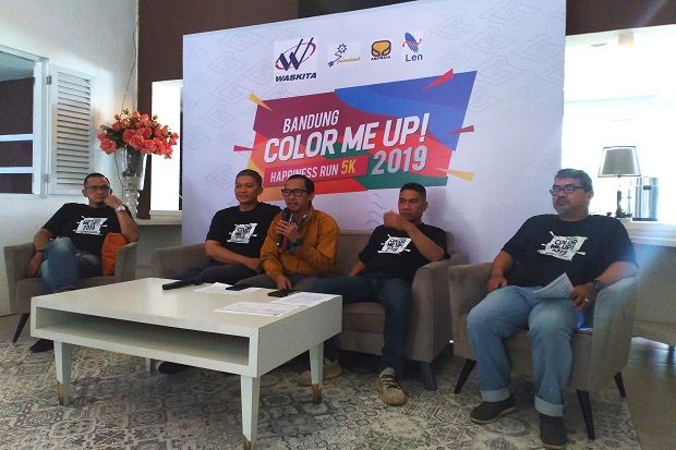 Fun Run Bandung Color Me Up Dinginkan Suhu Politik Jelang Pilpres