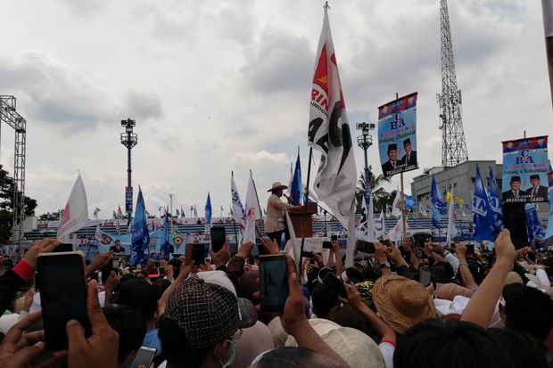 Minta Pendukung Kawal TPS, Prabowo: Jangan Sampai Ada Hantu Ikut Milih