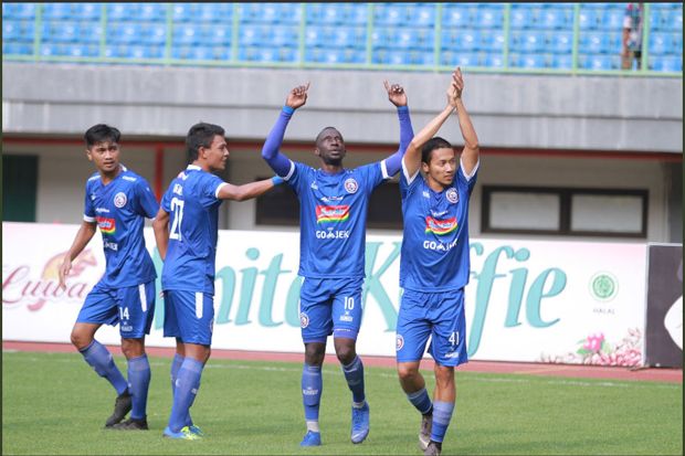 Cukur Bhayangkara FC di Bekasi, Arema FC ke Semifinal Piala Presiden 2019