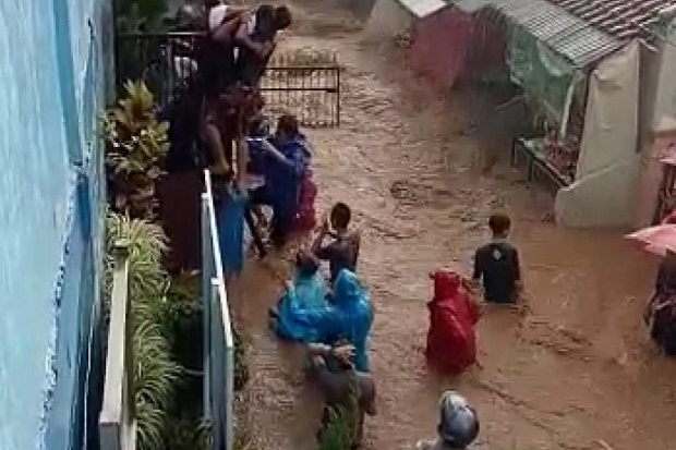 Tanggul Sungai Jebol, Ujungberung Diterjang Banjir