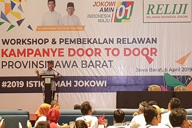 Menangkan Jokowi-Maruf, Reliji Sebar 250 Relawan