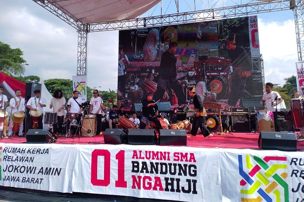 Jokfest Penuh Kegembiraan, Pertanda Kemenangan Jokowi-Maruf di Jabar