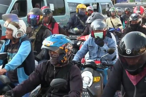 H+6 Lebaran, Jalur Pantura Arah Jakarta Masih Dipadati Kendaraan