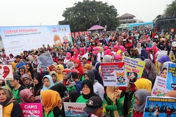 Selain Bandung, Deklarasi Tolak Kerusuhan Juga Digelar di Ciamis