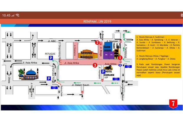 Pemkot Bandung Gelar Asia Africa Festival 2019, Arus Lalin Dialihkan