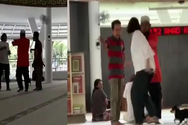 Video Perempuan Bawa Anjing ke Masjid Hebohkan Netizen