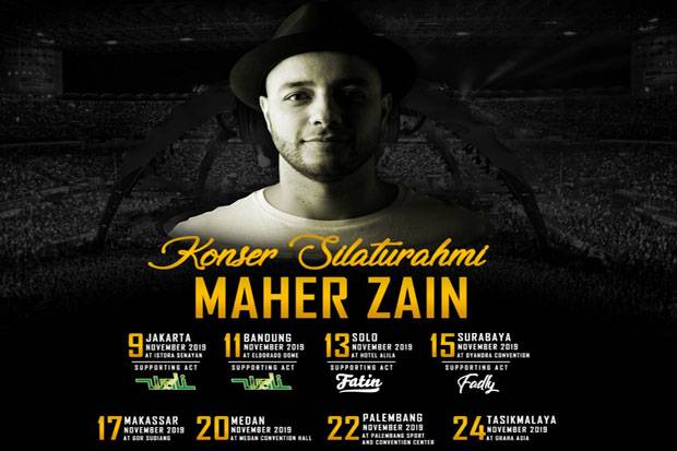 Maher Zain Akan Gelar Konser di Bandung dan Tasikmalaya