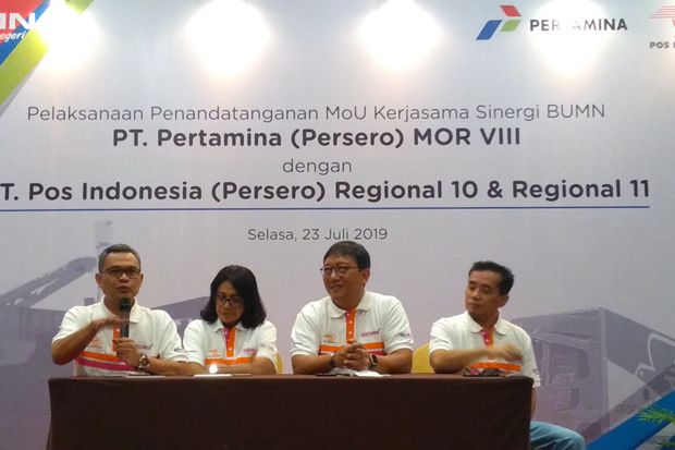 Distribusikan LPG ke Wilayah Timur, Pertamina Gandeng Pos Indonesia