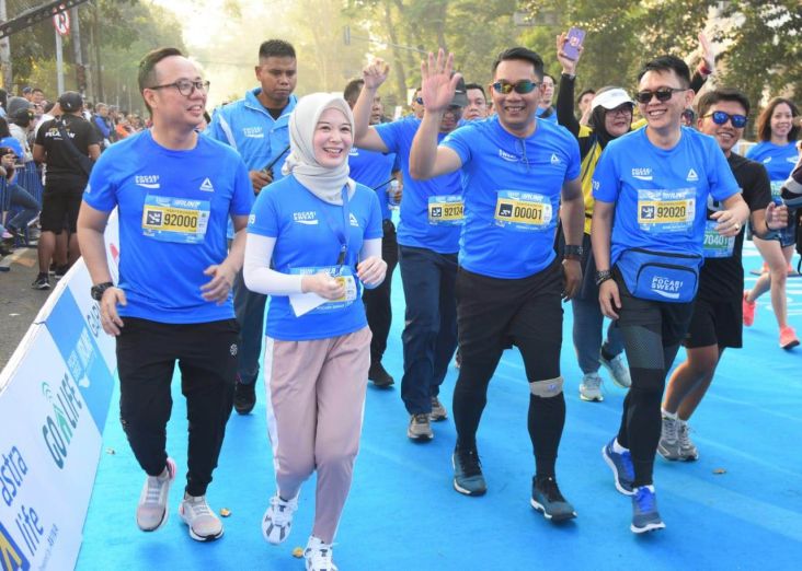 10 Ribu Pelari Ramaikan Pocari Sweat Run Bandung Marathon 2019