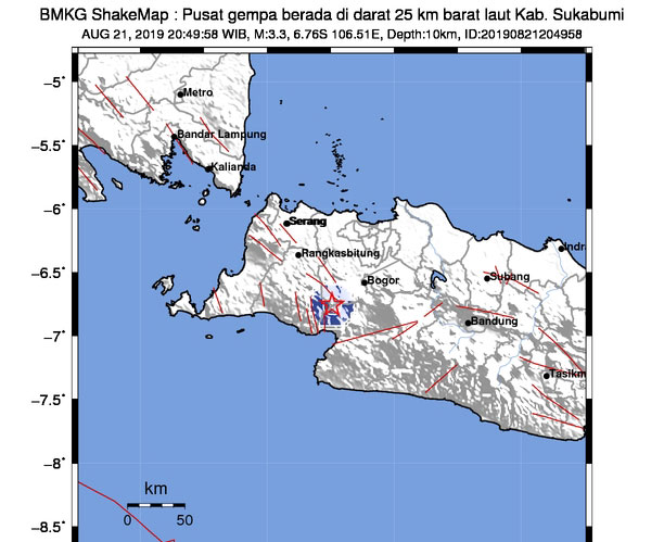 Penjelasan BMKG tentang Rangkaian Gempa di Nanggung Bogor