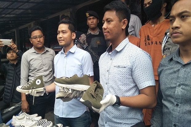 Dua Pencuri Ini Incar Sepatu Bermerek untuk Dijual di Tegallega
