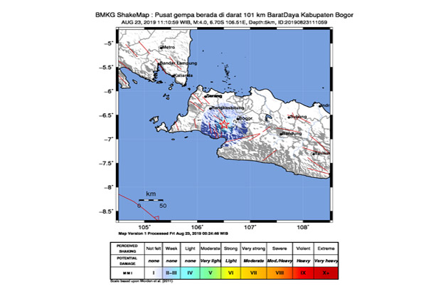 Analisis BMKG tentang Gempa yang Mengguncang Bogor