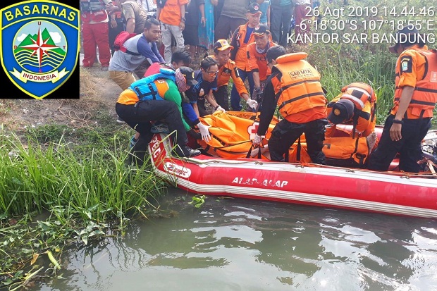 Pemuda Tak Dikenal Tewas Tenggelam di Sungai Irigasi Karawang