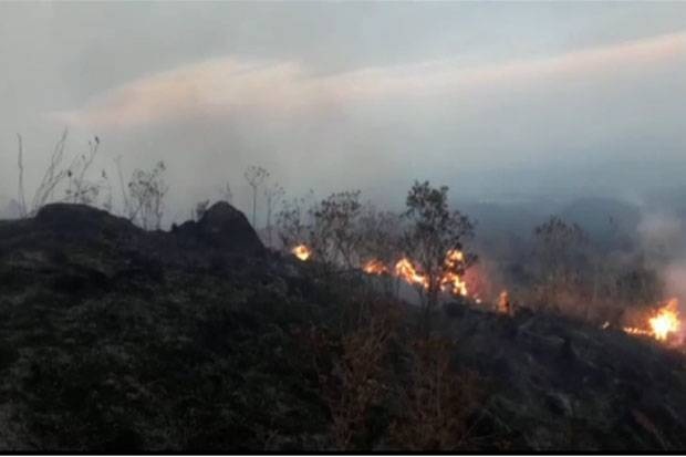 BPBD Hitung Total Kerugian Kebakaran Gunung Ciremai
