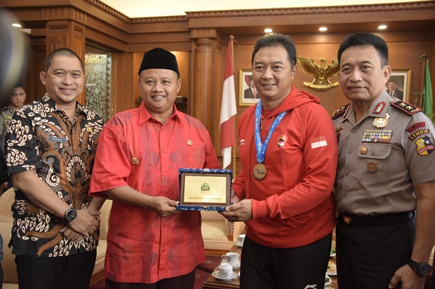 3 Pebulu Tangkis Asal Jabar Raih Medali Emas di Para-Badminton 2019