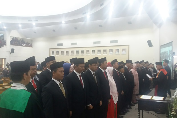 50 Anggota DPRD Kabupaten Bekasi Dilantik