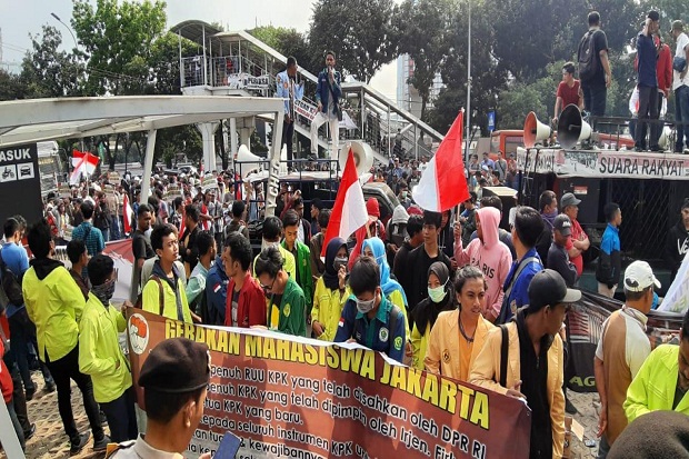 Gerakan Mahasiswa Jakarta Siap Kawal Penguatan KPK Pascarevisi UU