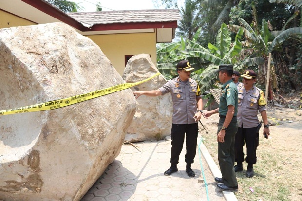 Pascalongsor Batu Raksasa di Sukamulya, PT MSS Siapkan Proteksi