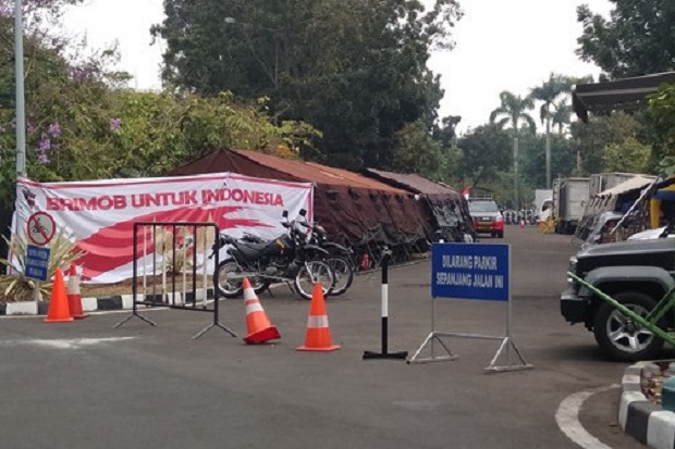 Amankan Pelantikan Jokowi-Maruf, Polri-TNI Dirikan Tenda di MPR-DPR