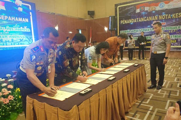 Dukung Samolnas, PT Pos Indonesia-Badan Pembina Samsat Jalin Kerja Sama