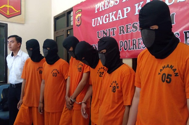 6 Anggota Kelompok Bandit Modus Gembos Ban Ditembak Polisi