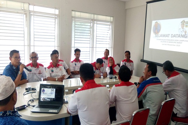 Pengurus KONI Lampung Selatan Berguru Prestasi ke KBB