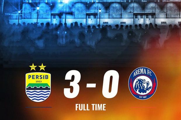 Persib Bandung Bungkam Arema FC Tiga Gol Tanpa Balas