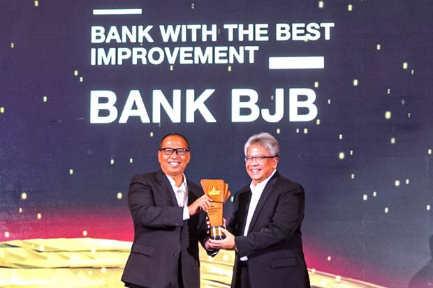 Bank bjb Dapatkan Penghargaan The Best Improvement Bank