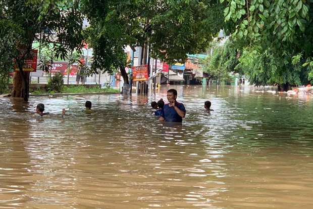 10 Kecamatan di Kota Bekasi Terendam Banjir