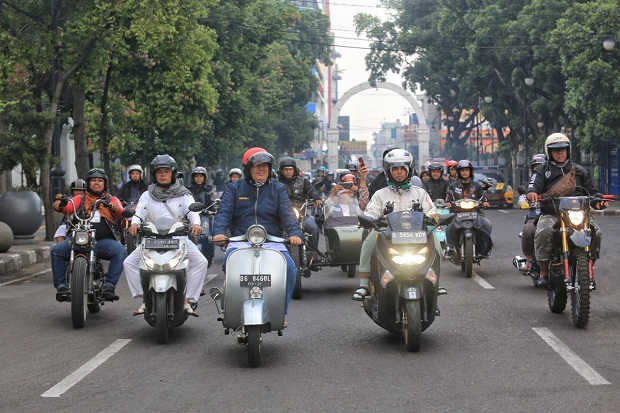 Wali Kota Bandung Ajak Komunitas Bikers Ikut Kelola Sampah