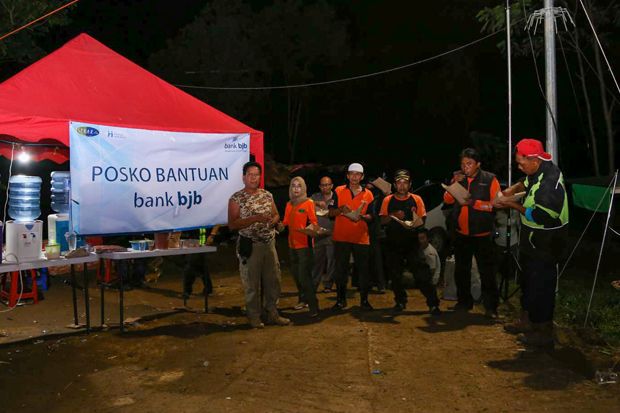Tanggap Bencana, bank bjb Dirikan Posko Bantuan di Bogor dan Lebak