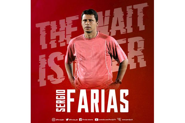 Pelatih Asal Brasil Sergio Farias Tangani Persija Jakarta
