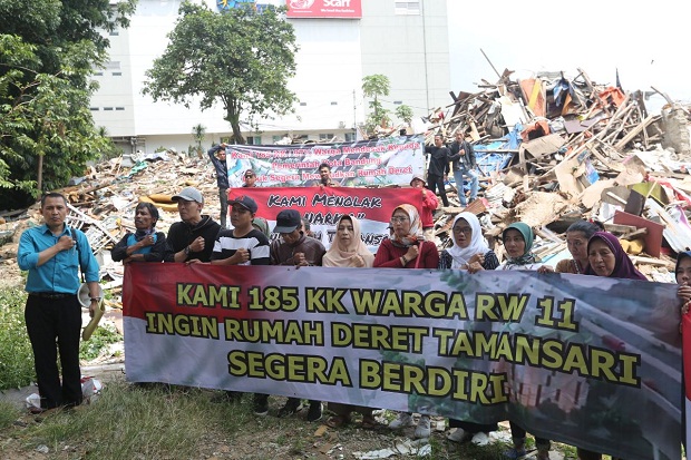 Warga Tamansari Desak Pemkot Bandung Segera Bangun Rumah Deret