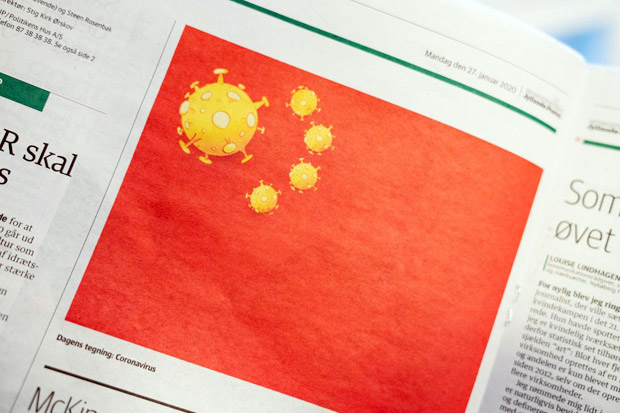 Ubah Bintang di Bendera China Jadi Virus Corona, Media Denmark Tolak Minta Maaf