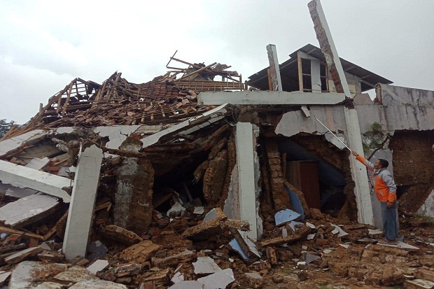Sukabumi Diguncang Gempa Dua Kali, Sejumlah Rumah Rusak