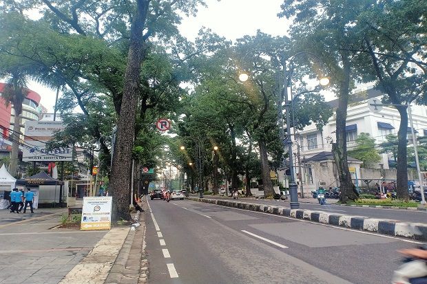 Pascapenerapan Social Distancing, Arus Lalu Lintas di Kota Bandung Turun Drastis