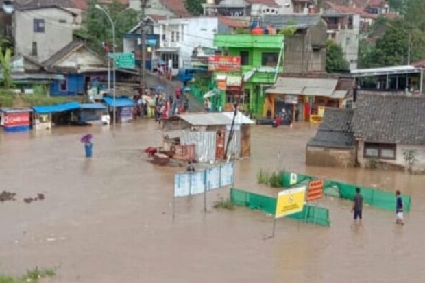 Banjir-Longsor Terjang KBB, Underpass Padalarang dan Rumah Warga Terendam
