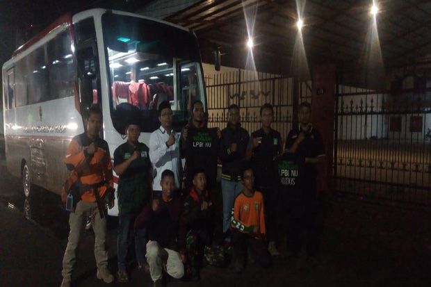 LPBI NU Jateng Kirim Relawan ke Lokasi Bencana Tsunami Selat Sunda