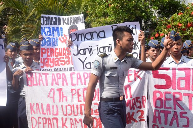 Siswa Demo Yayasan, Ini Kata Kepala SMK Wira Samudera Semarang