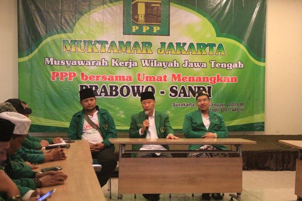 Dulang Suara Prabowo-Sandi, PPP Muktamar Jakarta Bidik Wilayah Jawa
