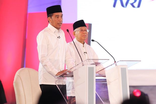 Lebih Banyak Diam, Maruf Amin Dukung Pernyataan Pak Jokowi